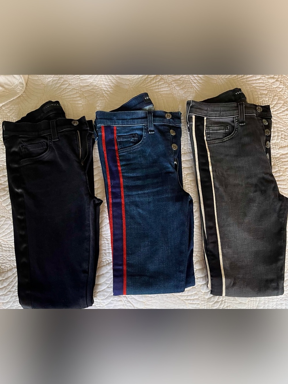 Veronica Beard three (3) pairs of pristine jeans great for casual or occasions🫶🏻